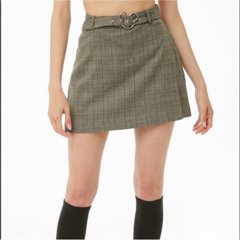 Disney x Forever 21 plaid skirt